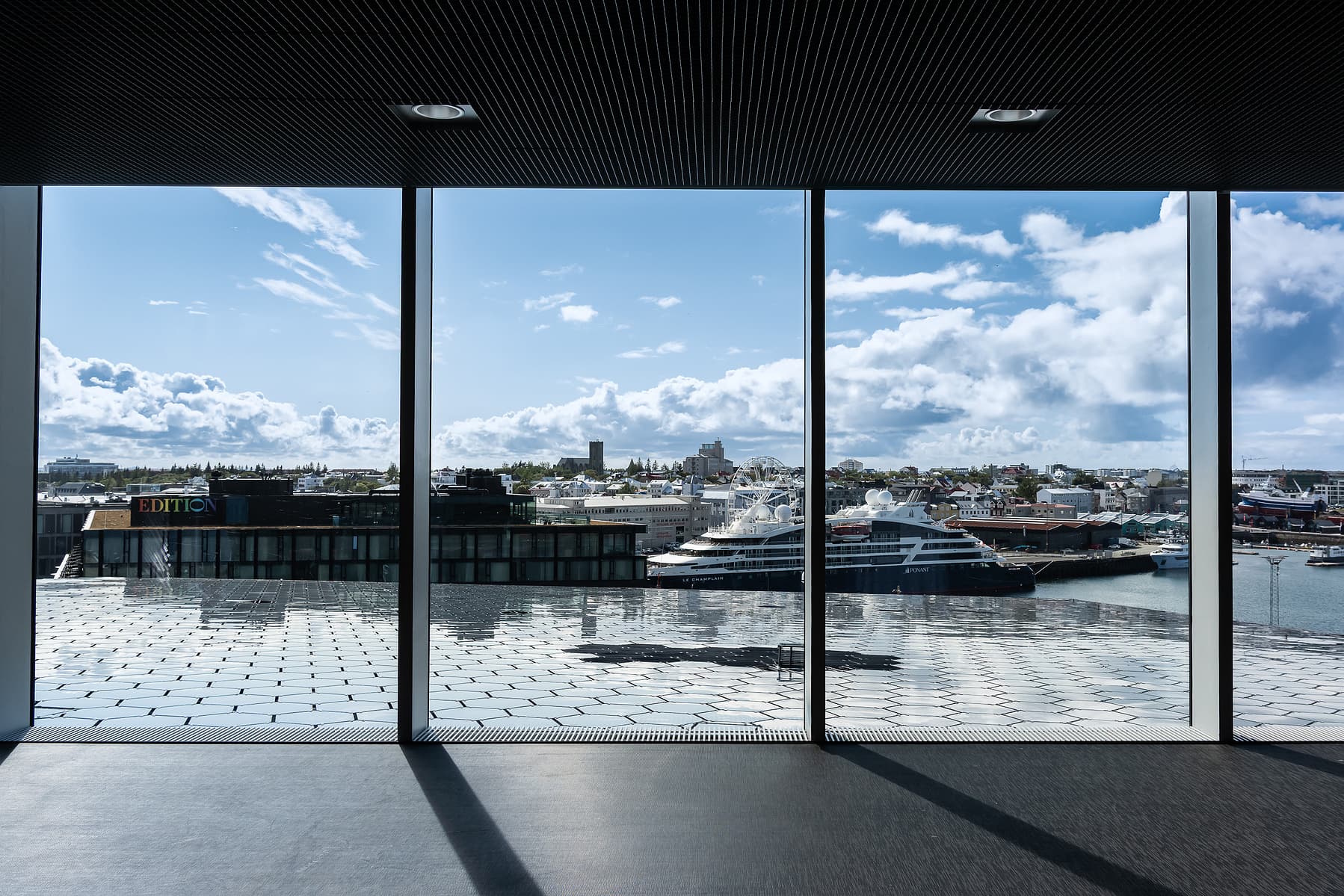 Harpa - Reykjavik Concert Hall and Conference Center - Detail shot -  photographed by Karen Palmer, a highly skilled architectural photographer based in St. Louis, Missouri