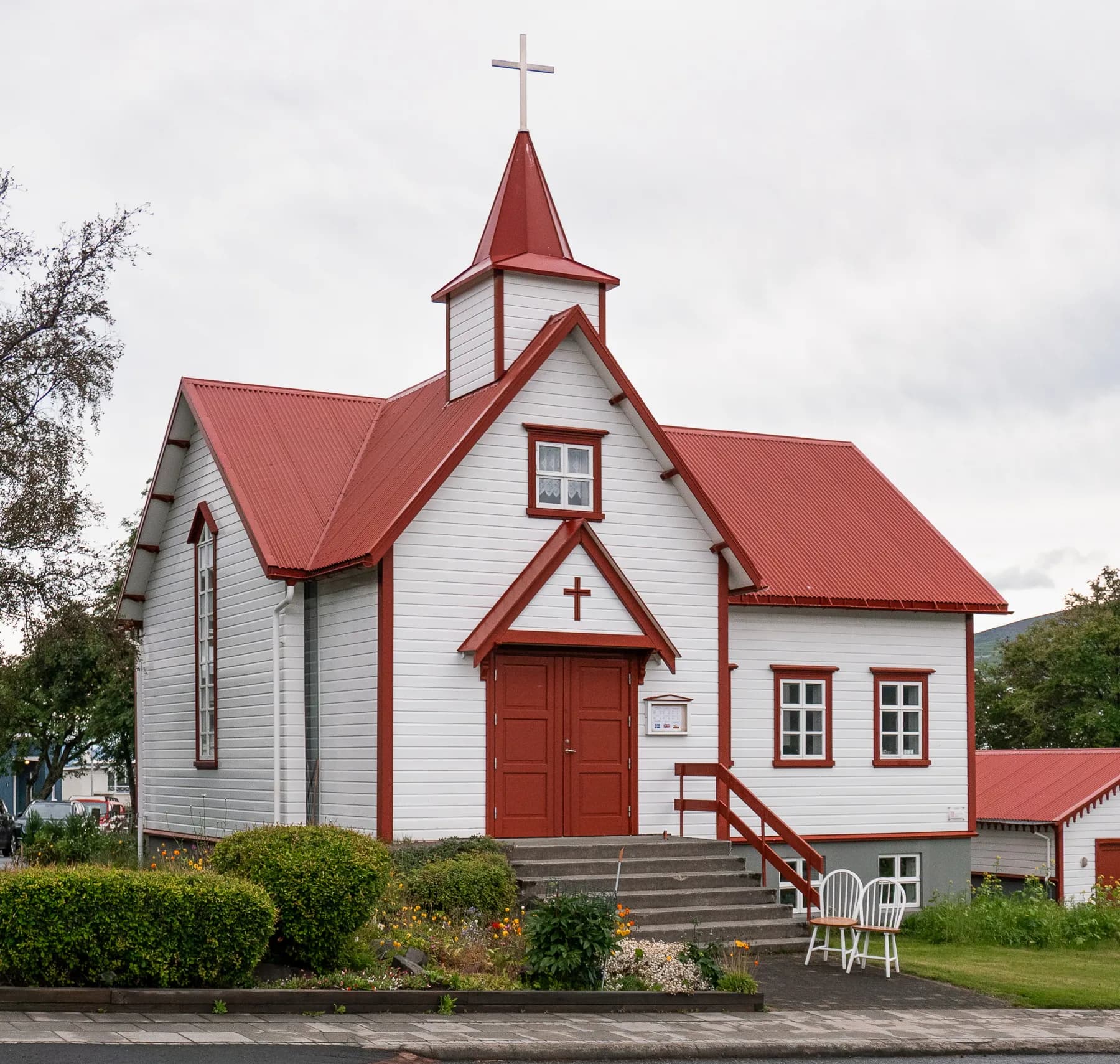 Church in Akureyri Iceland