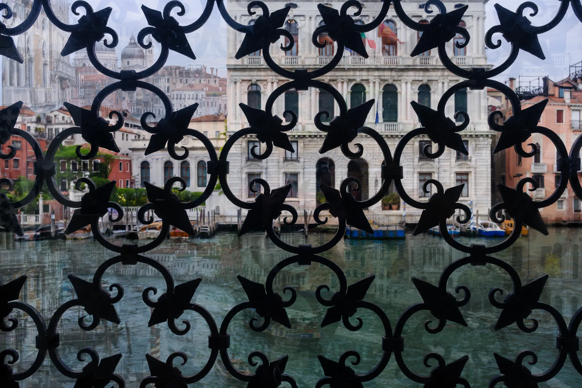 Artwork depicting View from the Peggy Guggenheim in Venice, Italy