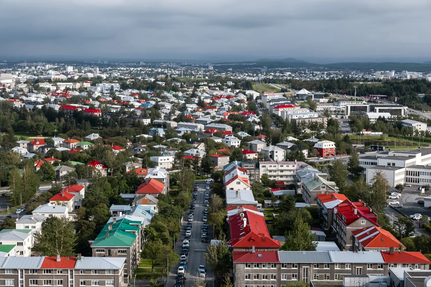 City view of Reykjavik